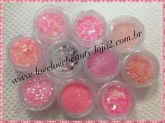 Kit para Decoração de Unha - Cor Rosa