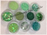 Kit para Decoração de Unha - Cor Verde