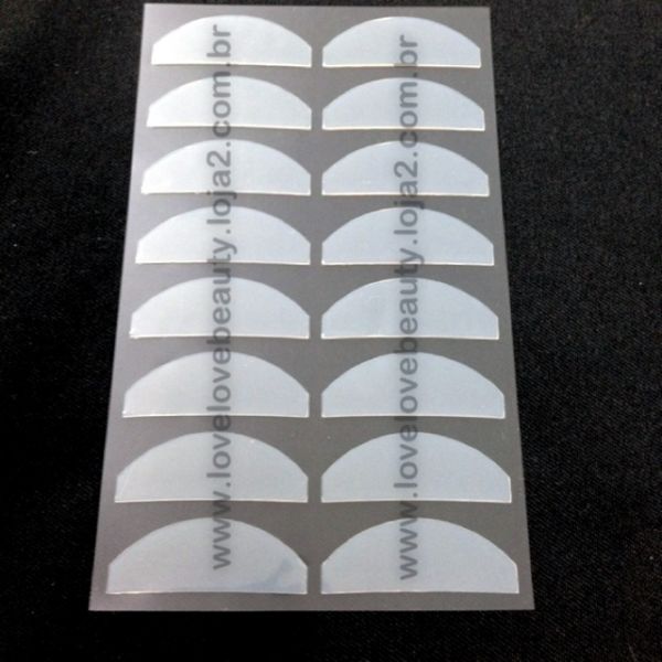 Protetor de Silicone para cílios inferiores